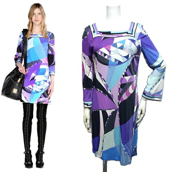 EMILIO PUCCI エミリオ プッチ★憧れのワンピース(ミニドレス)No.3 42★新品！SALE♪ 【smtb-TK】【YDKG-tk