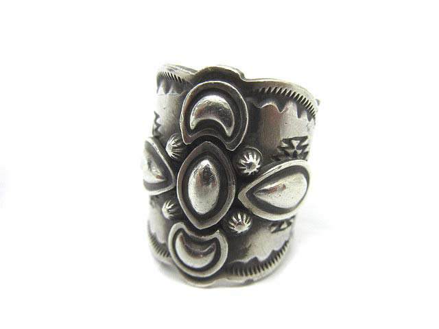 ナバホ族 NAVAJO 指輪 リング STERLING SILVER シルバー インディアンジュエリー 18号 170317 メンズ 【中古】【ベクトル 古着】 170317 ブランド古着ベクトルプレミアム店