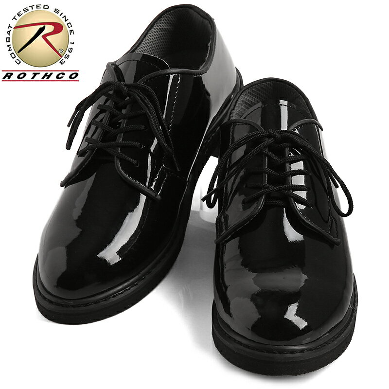 今だけ大特価15%OFF◆ROTHCO ロスコ U.S.NAVY HI GLOSS オックスフォードシューズ 5055(普通幅タイプ) メンズ ミリタリー アウトドア WIP-1