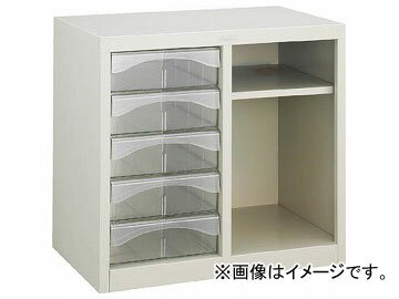 トラスコ中山/TRUSCO レターケース A4型・棚付コンビ 深型引出し5個 A4W205T(5046629) JAN:4989999771091