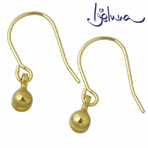 Ijeluna【アイジェルナ】 K18 イエローゴールド ヒップハートピアス 2個売り 両耳用 IJ-053PY