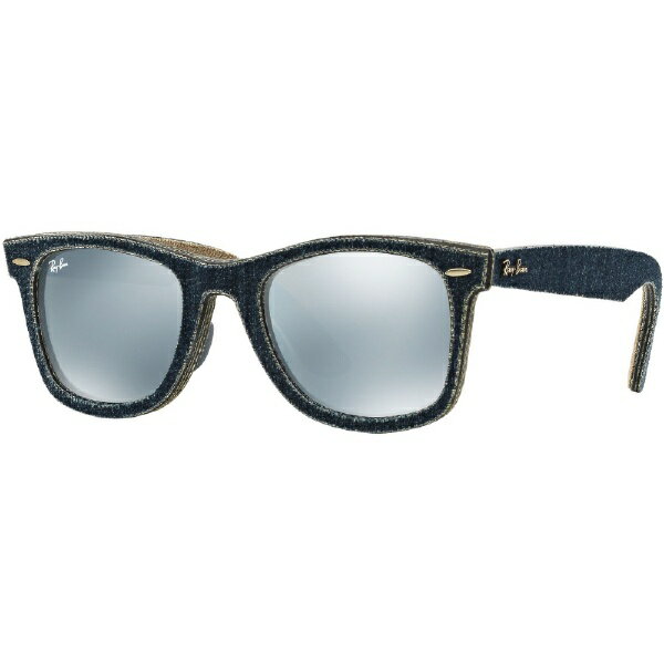 【送料無料】 レイバン WAYFARER(ブルーオングリーンブラウンジーンズ/ライトグリーンシルバーミラー)RB2140F 119430 52mm