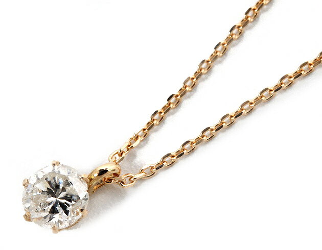 ジュエリー JEWELRY 一粒 【0.2ct】 ダイヤモンド ネックレス 18Kピンクゴールド DS20096PG 【レディース】