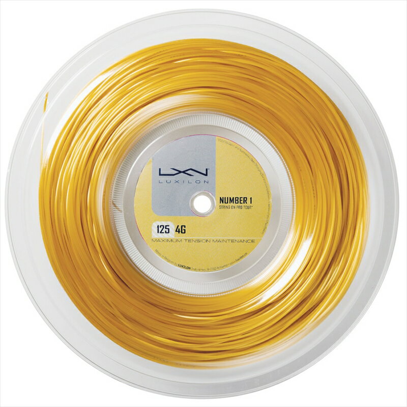 最大5%OFFクーポン付 【在庫品】 ウイルソン 4G 125 REEL フォー・ジー・125(REEL)WRZ990141硬式テニス テニスガット ストリング ロール