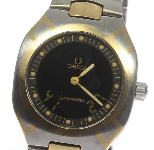可動品 【OMEGA】オメガ シーマスター ポラリス デジタル クォーツ ボーイズ【中古】【170810】