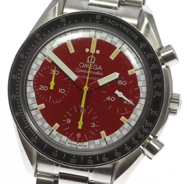 ※訳あり【OMEGA】オメガ スピードマスター レーシング シューマッハ 3510.61 クロノグラフ SSブレス 自動巻き メンズ◎【中古】