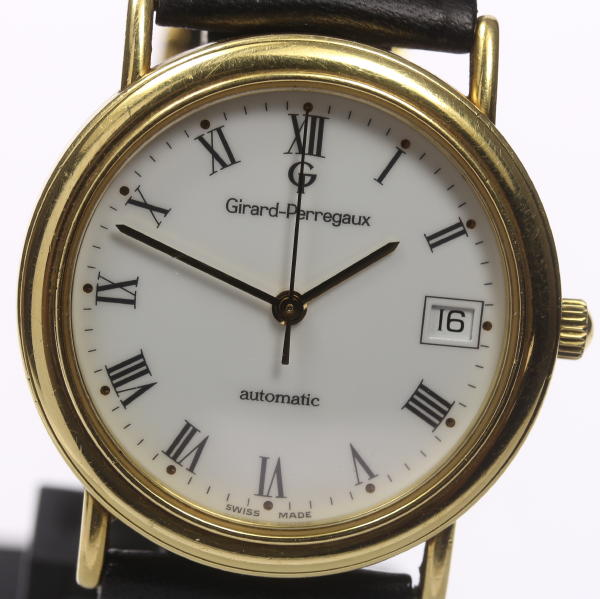 【GIRARD-PERREGAUX】ジラール・ペルゴ K18YG 30Anni in FIAT 自動巻き 社外革ベルト メンズ【中古】