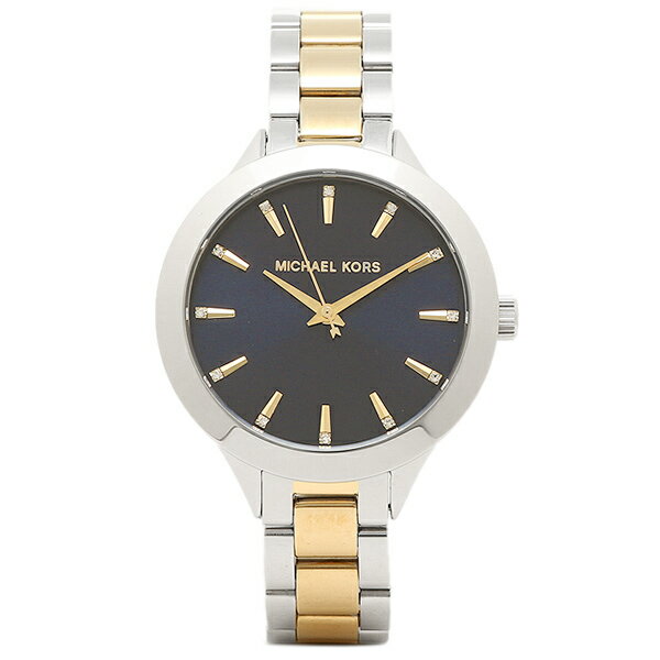 【期間限定ポイント10倍】マイケルコース 腕時計 アウトレット MICHAEL KORS MK3528 ゴールド シルバー ネイビー