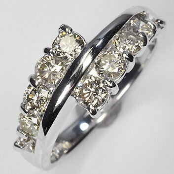 プラチナ ダイヤモンド リング スウィートテン プラチナ・ダイヤモンド1.0ct(SIクラス・鑑別書カード付) スウィートテンダネスリング(指輪)