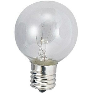 アサヒ 【お買い得品 100個セット】 ボール球 G40 110V5W 全光束:25lm 口金:E12 クリヤー G40 E12 110V-5W(C)_100set