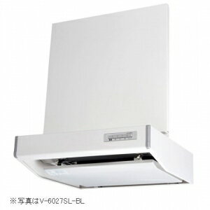 【受注生産品】 三菱 レンジフードファン フラットフード形 給気シャッター連動一体プラグ付 BL規格排気型3型 接続パイプ:Φ150mm V-6037SL-BL