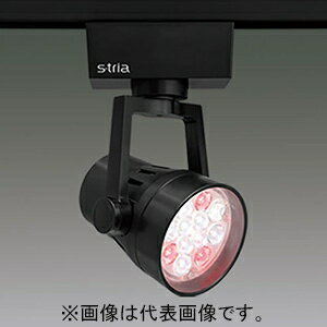 アイリスオーヤマ LEDスポットライト 《S-tria》 食品売場用タイプ 野菜・青果用 LED12灯 非調光タイプ 配光角25° ライティングレール用 ブラック SP12VG-25STB