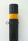 大研 擬木バリカー(片耳タイプ)GB-1012-S(100φx1200mm) 3本入【代引不可】