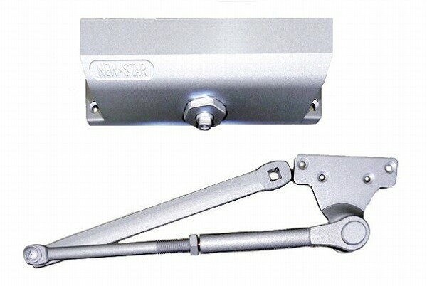 【5個セット】 ニュースター ドアクローザー 室内用 P184 NEWSTAR パラレル型 シルバー 532P15May16 lucky5days
