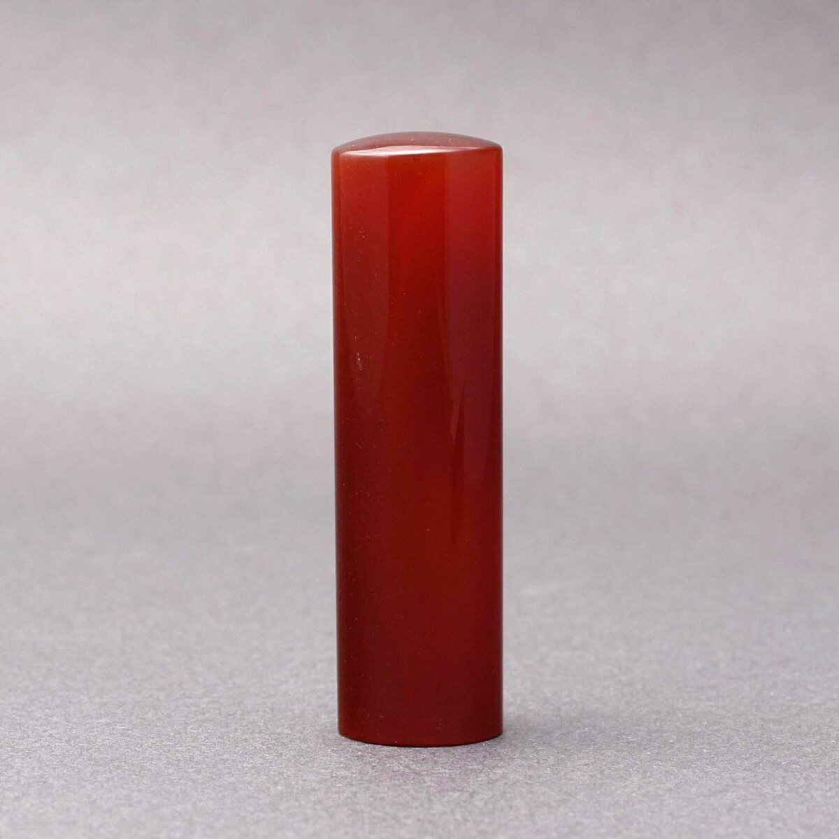 印鑑/認印/赤メノウ・レッドアゲート・Red Agate/印鑑サイズ・16.5mm/印鑑プレビュー無料/印鑑ケース別売/水晶・石英に精通した石彫り印鑑職人が創る美しいご印鑑☆印鑑 銀行印 送料無料 売れ筋☆