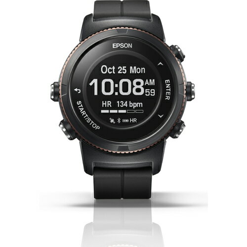 【長期保証付】エプソン U-350BS(ブラックサファイア) Wristable GPS 腕時計タイプ