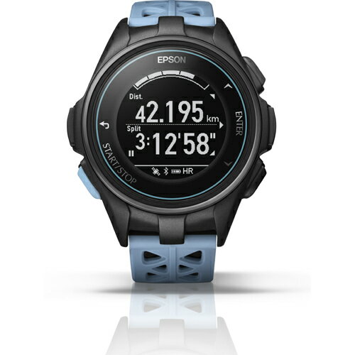 【長期保証付】エプソン J-300T(ターコイズブルー) Wristable GPS 腕時計タイプ