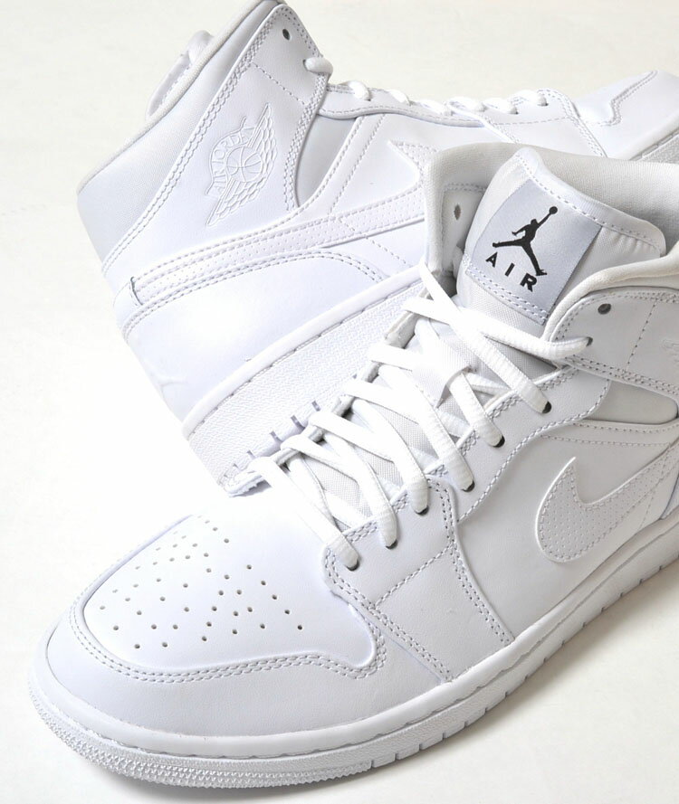 NIKE AIR JORDAN 1 MID ナイキ エアジョーダン1 ミッド ホワイト メンズ スニーカー