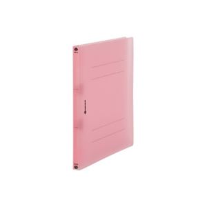 直送・代引不可(業務用30セット) ジョインテックス フラットファイル/PP製バインダー 【A4/2穴 10冊入り】 タテ型 クリア表紙タイプ D024J-CPK 桃 ×30セット別商品の同時注文不可