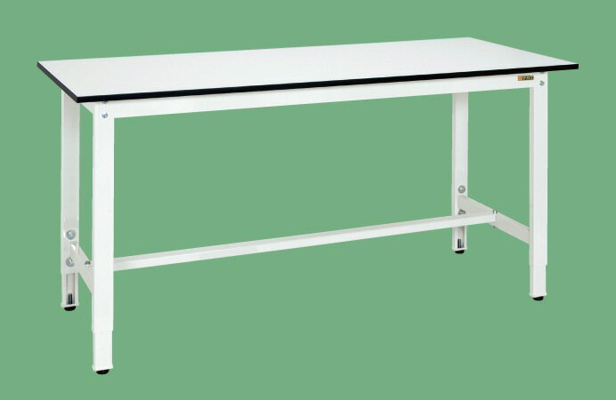 サカエ 軽量高さ調整作業台(パールホワイト) TKK8-187LW