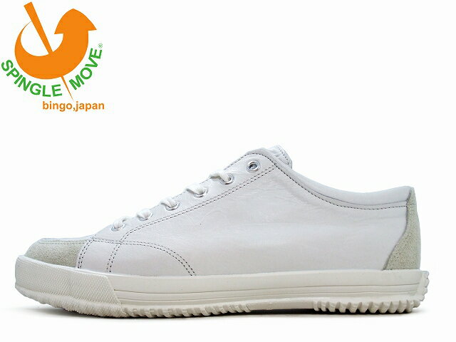 SPINGLEMOVE / スピングルムーブ SPM-376 WHITE / ホワイト Made in Japan 広島 日本製 ハンドメイド スニーカー 【2015秋冬モデル!】【純国産製スニーカー】【あす楽対応】