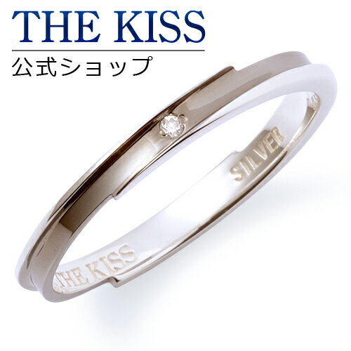 【あす楽対応】 THE KISS 公式サイト シルバー ペアリング (メンズ 単品 ) ダイヤモンド ペアアクセサリー カップル に 人気 の ジュエリーブランド THEKISS ペア リング・指輪 記念日 プレゼント SR6028DM ザキス 【送料無料】