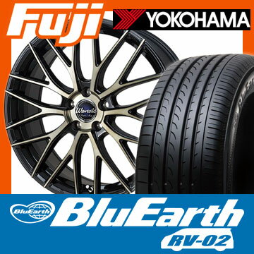 贅沢 【送料無料】 215/45R17 17インチ MONZA モンツァ ワーウィック エンプレス メッシュ 7J 7.00-17 YOKOHAMA ヨコハマ ブルーアース RV-02 SALE サマータイヤ ホイール4本セット【YO17sum】