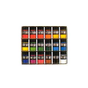 【送料無料】(まとめ)ターナー色彩 ポスターカラー40ml 18色セット ビンイリ18ショクセット 00007126 〔まとめ買い×3セット〕