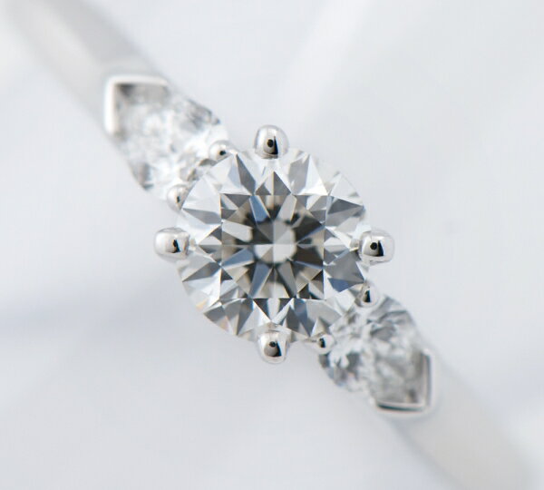 グラフ プロミス ダイヤモンド0.50ct F-VS1-VG ダイヤモンド計0.19ct リング プラチナ【中古】(2200000215048)