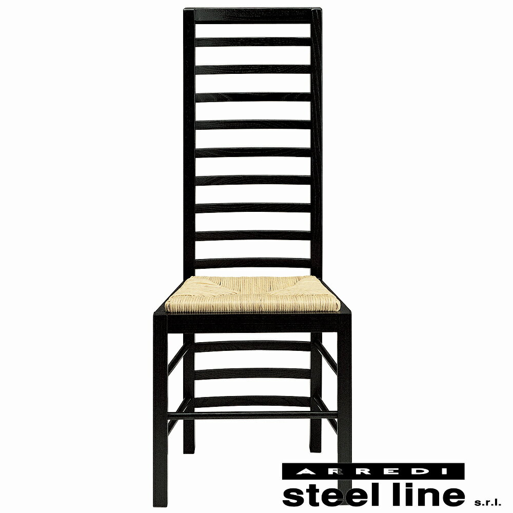《100%MADE IN ITALY》チャールズ・レニー・マッキントッシュ WILLOW2 チェアスティールライン社DESIGN900