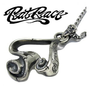 【RAT RACE】エースオブスペード リボン ペンダントトップ (チェーンなし) シルバー925 スペード ペンダントトップ シルバー メンズ 男性用 トランプ リボン エース スカル ラットレース ブランド プレゼント 人気 彼氏 おしゃれ 【ギフトOK】