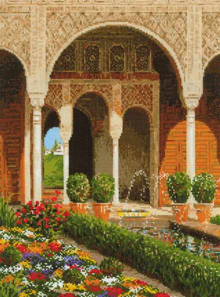 メール便送料無料 風景のクロスステッチ 刺繍キット RIOLIS パレスガーデン The Palace Garden