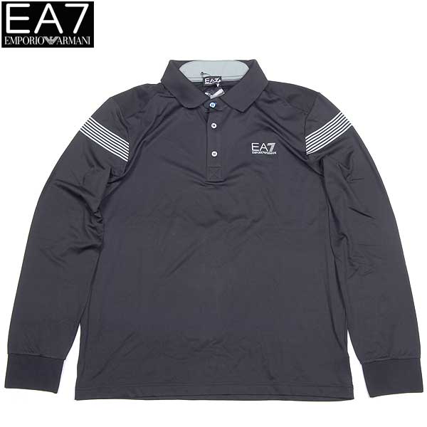 【送料無料】 エンポリオアルマーニ(EMPORIO-ARMANI) EA7 メンズ GOLF PRO ポロシャツ 長袖 273513 3A419 00020 ブラック(黒) 【smtb-TK】 13A