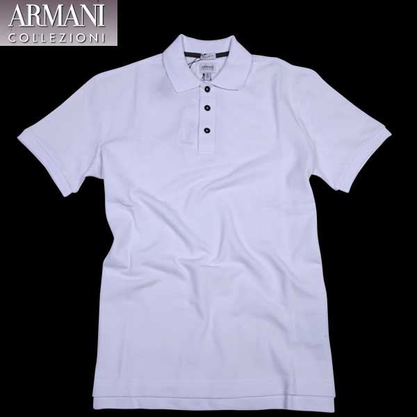 【送料無料】 アルマーニ コレッツォーニ (ARMANI COLLEZIONI) メンズ ポロシャツ 3XCF88 CJX7Z 0100 【楽ギフ_包装】【SALE1602】 61S