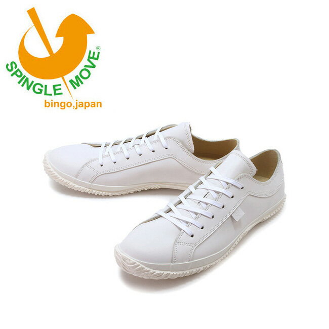 【ポイント15倍&スピングル純正シューズクリームプレゼント】 スピングルムーブ SPINGLE MOVE スニーカー SPM-105 White spm105-61 【靴】