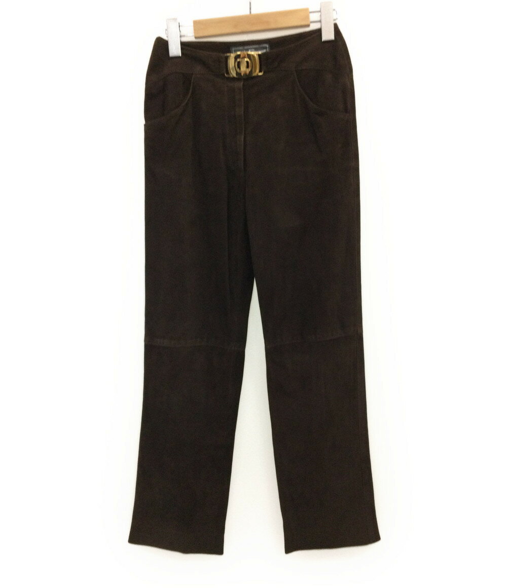 サルバトーレフェラガモ SIZE 38 (M) スエードパンツ Salvatore Ferragamo レディース【中古】