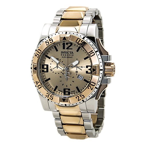インビクタ 時計 インヴィクタ メンズ 腕時計 Invicta Excursion Chronograph Rose Dial Two-tone Mens Watch 80381