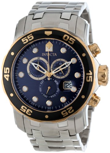 インビクタ 時計 インヴィクタ メンズ 腕時計 Invicta Men's 80041 Pro Diver Chronograph Blue Dial Stainless Steel Watch