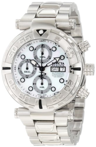 インビクタ 時計 インヴィクタ メンズ 腕時計 Invicta Men's 10479 Subaqua Noma I Reserve Automatic Chronograph Mother-Of-Pearl Dial Stainless Steel Watch