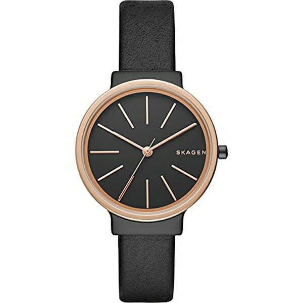スカーゲン Skagen 腕時計 Skagen Women's SKW2480 Ancher Black Leather Watch