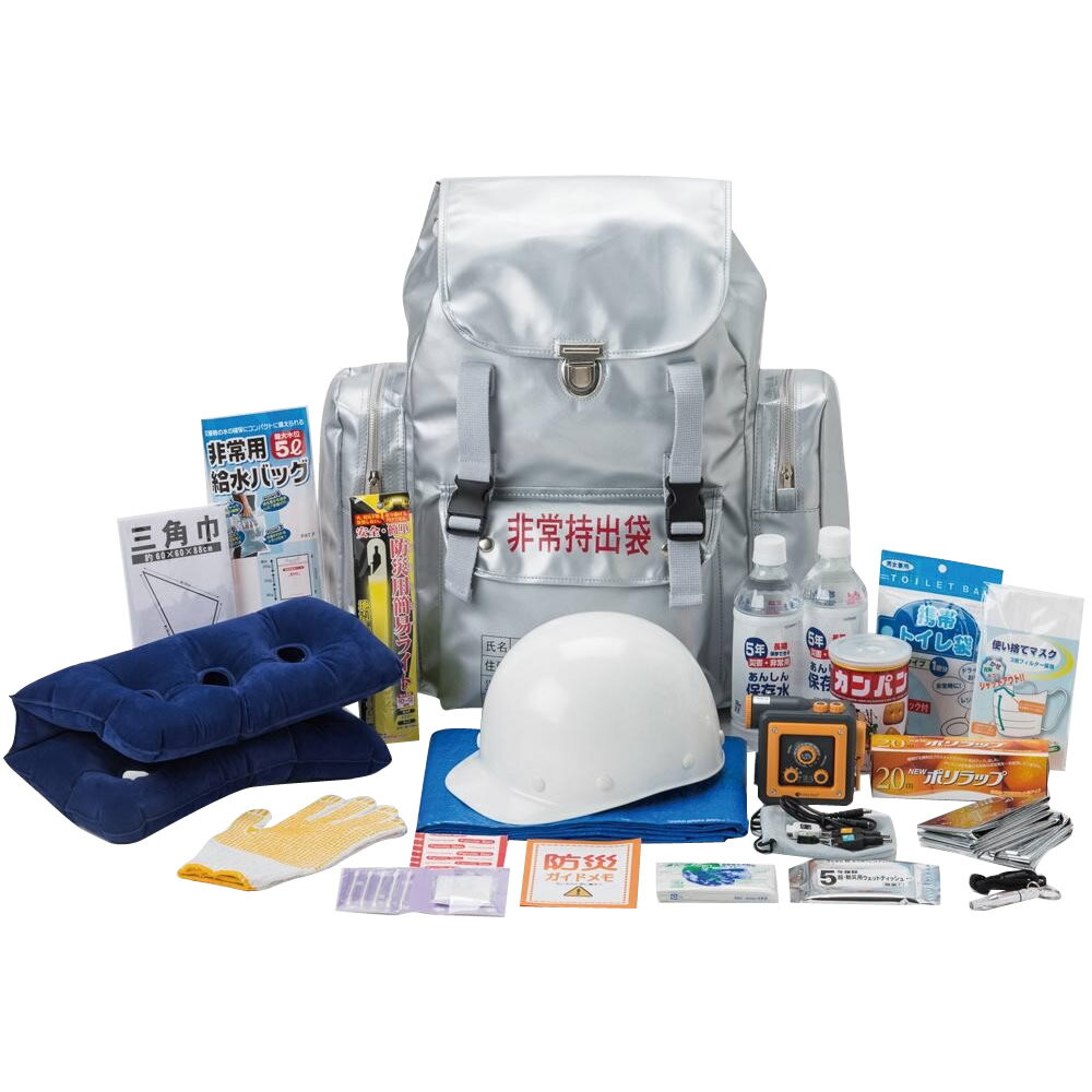 【送料無料】防災用品 緊急防災21点セット2002 8-2002【同梱・代引き不可】