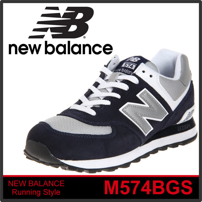 【本物保証】 NEW BALANCE 即日発送 M574BGS ニューバランス メンズスニーカーM574BGS NAVY ネイビー /正規品取扱店舗/あす楽 コンビニ受取対応商品 so1