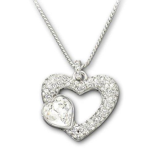*スワロフスキー エモーション ハート ペンダント 843865 Swarovski Emotion アクセサリー □