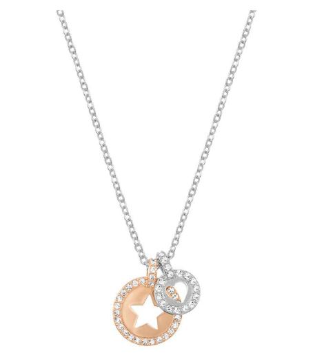 スワロフスキー クロクス ショート ハート 星 ペンダント 5118732 Swarovski Crocus Short Pendant □