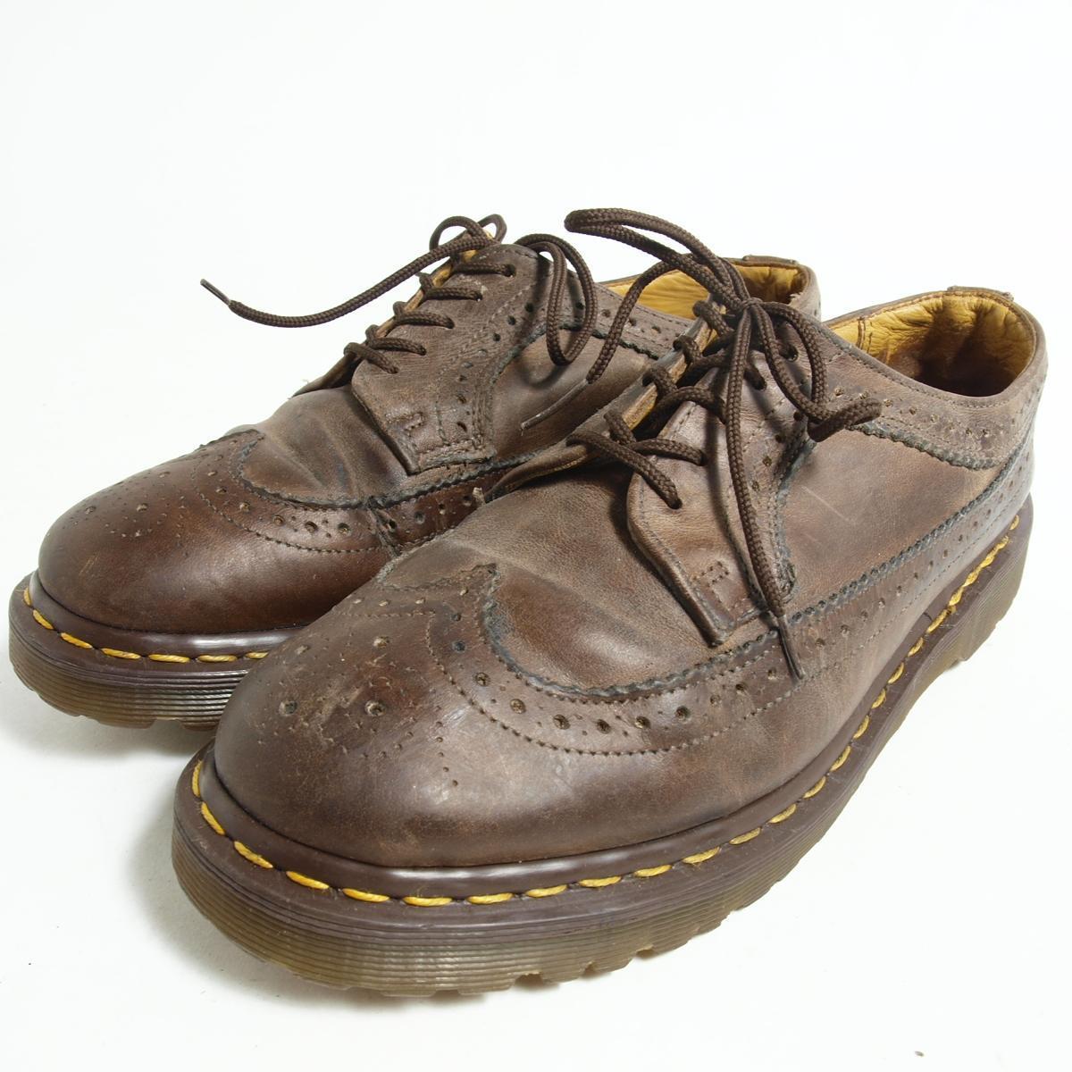 ドクターマーチン 英国製 ウイングチップシューズ メンズ25.5cm Dr.Martens /bok7132 【中古】 【170224】