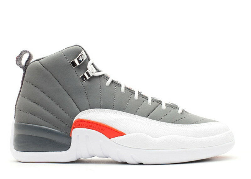 ナイキ NIKE AIR エアー JORDAN ジョーダン 12 RETRO レトロ (GS) 子供用 COOL クール GREY GRAY灰色 グレイ