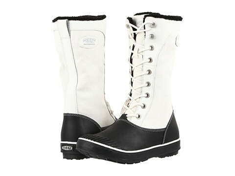 靴 レディース ブーツ KEEN ELSA TALL CANVAS WATERPROOF