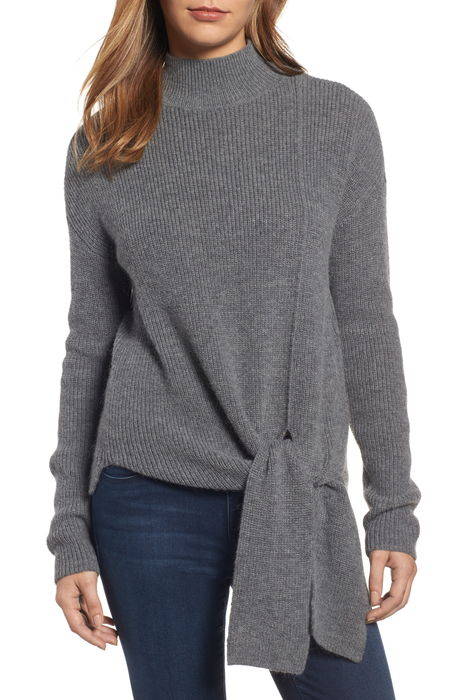 tie hem sweater ネクタイ ヘム セーター トップス レディースファッション ニット