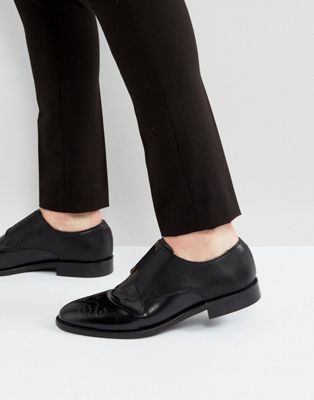 house ハウス of hounds ハウンズ aiden embossed エンボス leather レザー shoes シューズ 運動靴 in イン black 黒 ブラック メンズ靴 靴