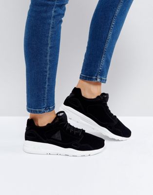 le coq sportif lcs エルシーエス r アール flow フローレス suede スエード スウェード trainers トレーナー レディース靴 靴